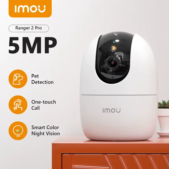 IMOU Ranger 2 Pro caméra IP wifi 6 détection humaine des animaux de compagnie appel à une touche sui