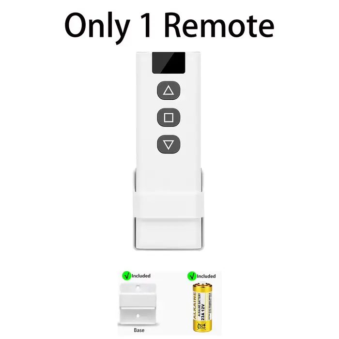 Moteur de volet roulant sans fil RF 433Mhz, interrupteur de stores, portée de télécommande de 70M po