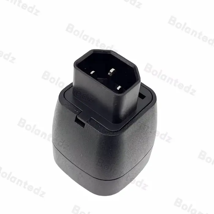 Bolantedz Euro à C14 adaptateur de prise 3 broches 10A 250V EU allemagne à IEC60320 adaptateur de co
