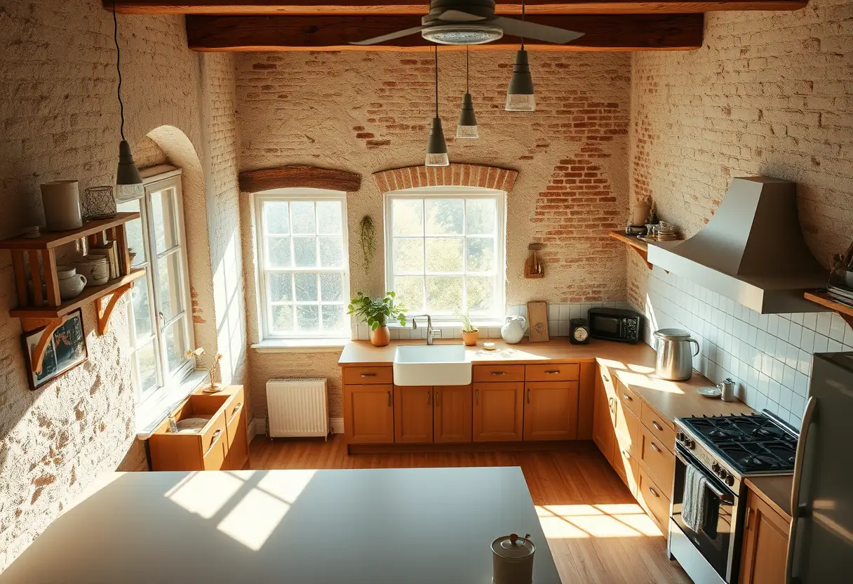 cuisine moderne rénovée, Maison Roucas