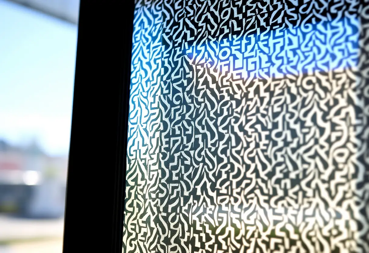 Verre sécurisé avec film de protection